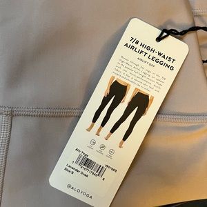 NWT ALO 7/8 High-waist Airlift Legging Lavender Dusk size S